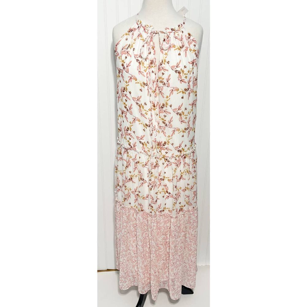 Anthropologie‎ Drew Naomi Tiered Maxi Dress Floral Boho Chiffon Size Small - Picture 16 of 16